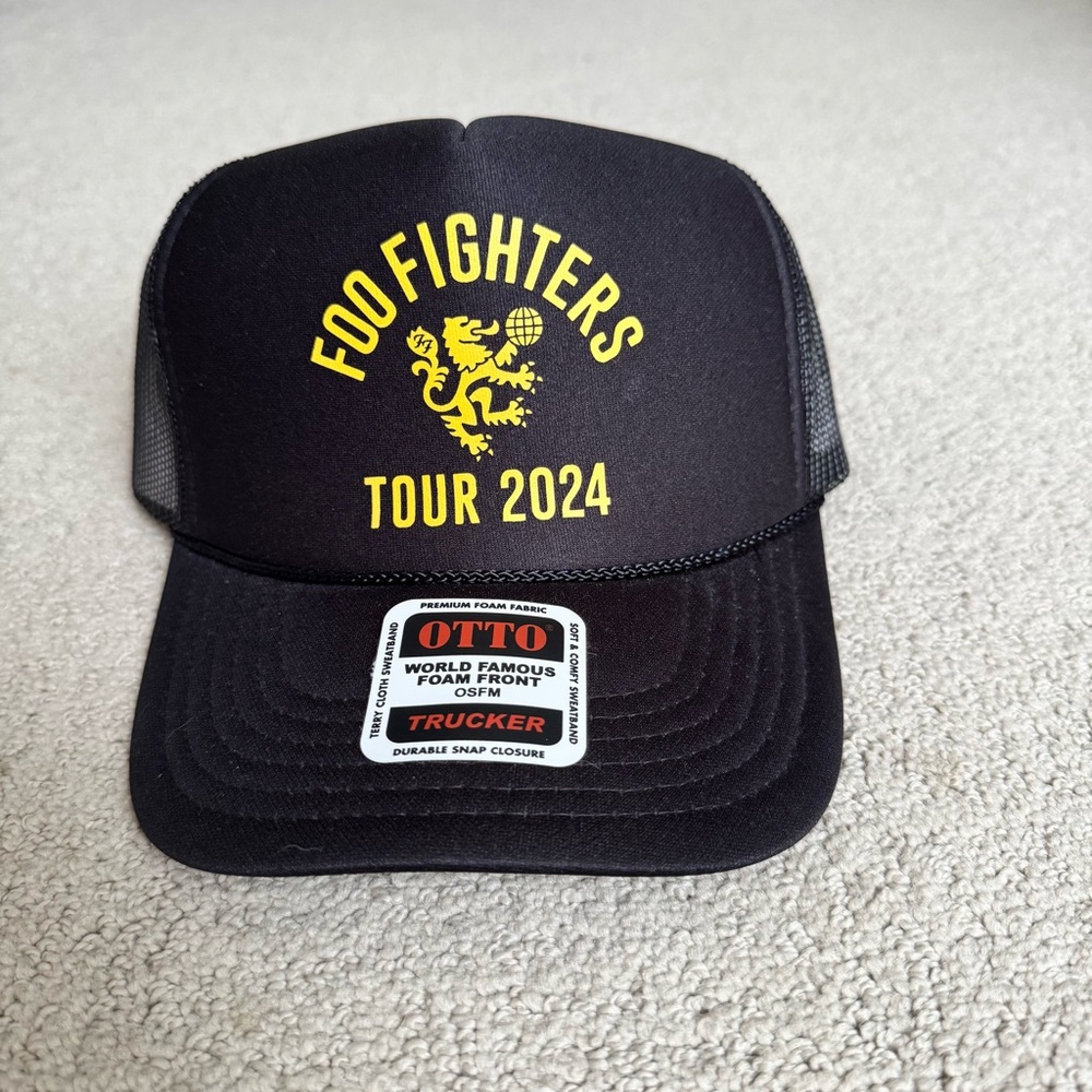 New Foo Fighters 2024 Tour Everything Or Nothing At All Adjustable Trucker Hat